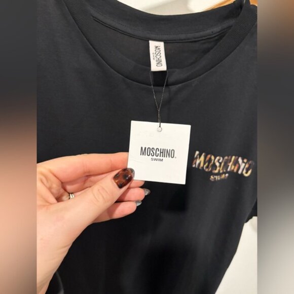 MOSCHINO Swim T Shirt Mens- NEW WITH TAGS - Picture 9 of 12